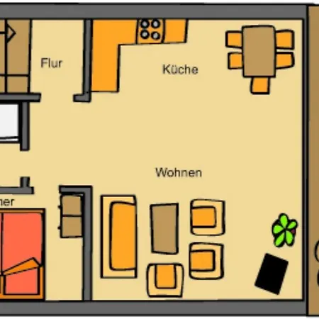 19 Og - Gemuetliche Ferienwohnung Mit Kamin Direkt Am See In Feriehus Röbel